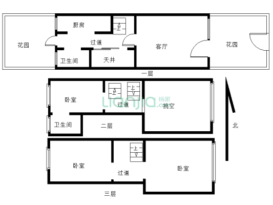 首创娇子1号 4室3厅 东南