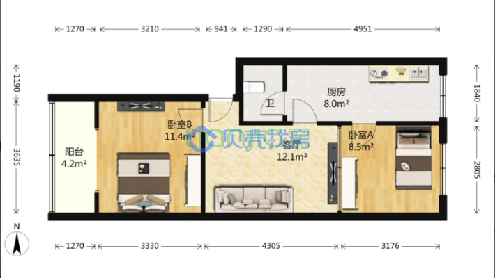 清江东路352号二手房实景图