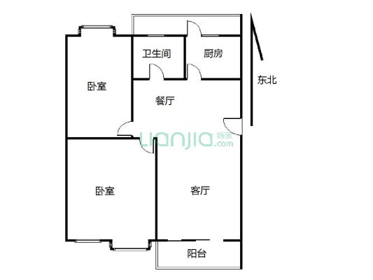 外金沙 一梯两户 公园旁的小洋房