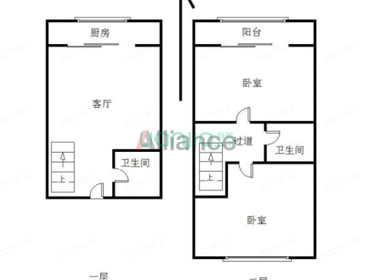 领秀长安 2室1厅 南 北