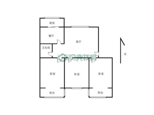 电力新坊西院 3室1厅 南 北