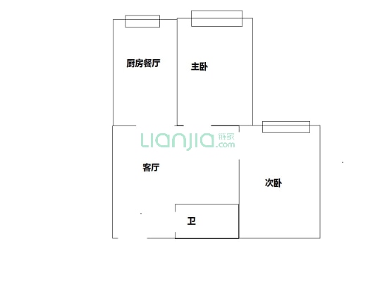 兴庆公园 正规两室 户型方正 诚心出售