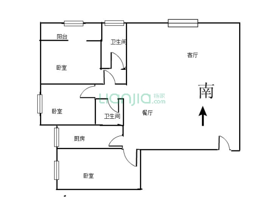 房子精装修，卧室朝西，满三满二