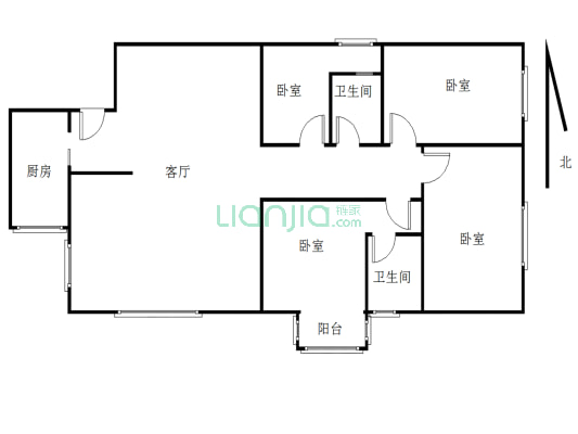 满三满二 幸福林带旁 高楼层 视野好 不临街