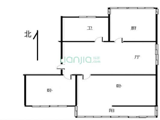 环境好 适合全龄化人群居住 七十年大产权-户型图