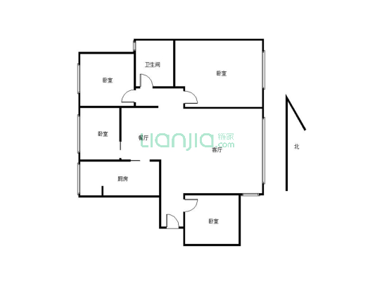 南湖半岛4-2-1-2 97.12m²             房东精装出售-户型图