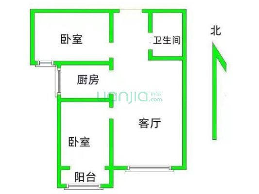 品质小区环境优美卓正物业配套成熟-户型图