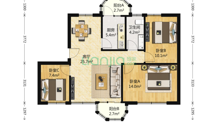 常丰花园二手房实景图