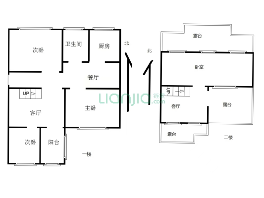 范阳路 物探二号院高层采光好 带阁楼-户型图