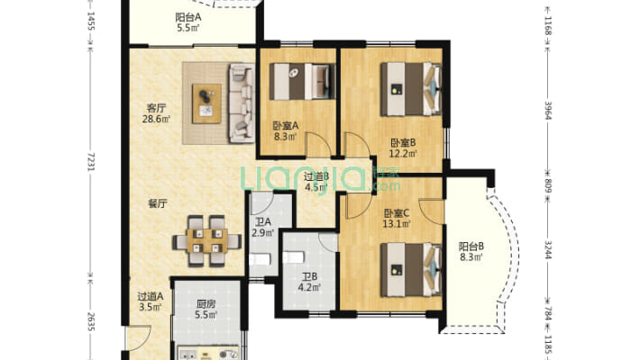 附一怡丰公寓二手房实景图