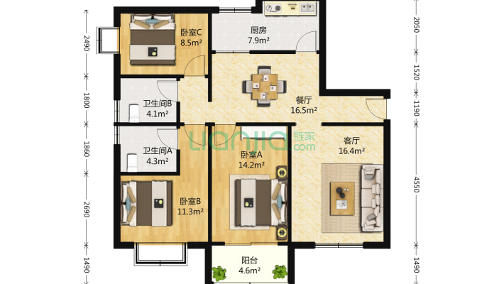 长寿大厦二手房实景图