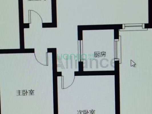 水尚仁佳 2室1厅 南-户型图