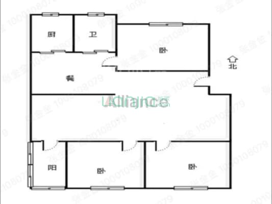 县府小区 一层 带车位 地下室-户型图