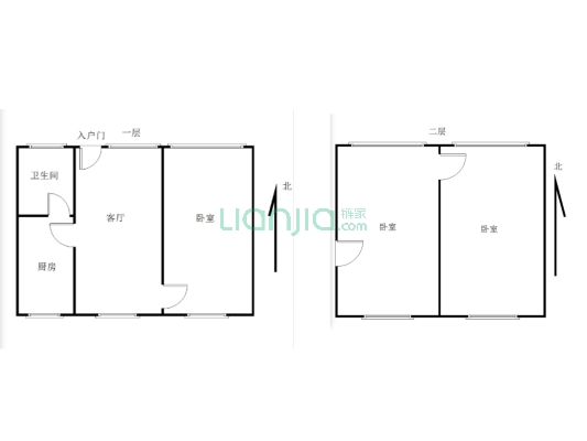 鼓楼大街 学庙口 独院可过户 精装 拎包入住-户型图