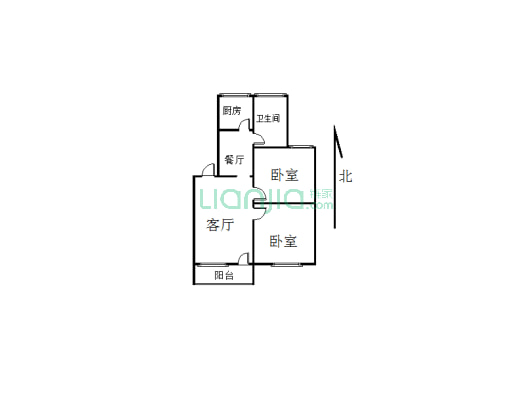 西苑小区有证满五低楼层出行方便-户型图