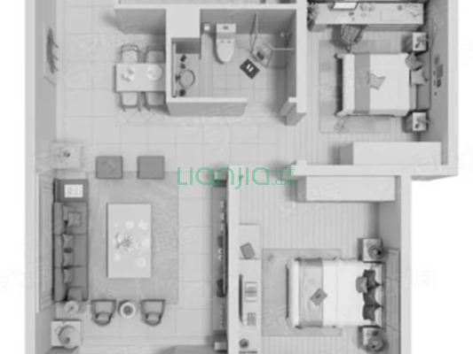 永济公园旁环境优美，大社区交通便利，出行方便-户型图