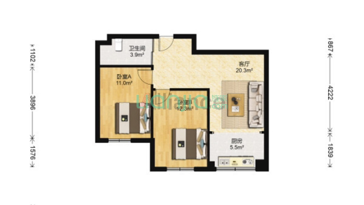 公园美域二手房实景图