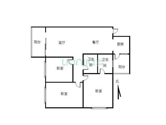 震后电梯清水川北电子家电（电商）城3-2-1-2-户型图