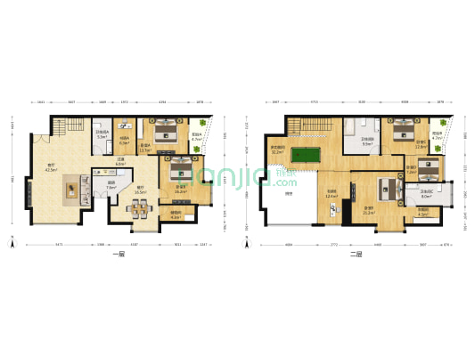 经典大第 8室2厅3卫 325平方