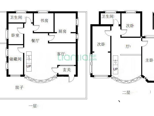 华阳水电小区 独栋别墅 精装修拎包入住-户型图