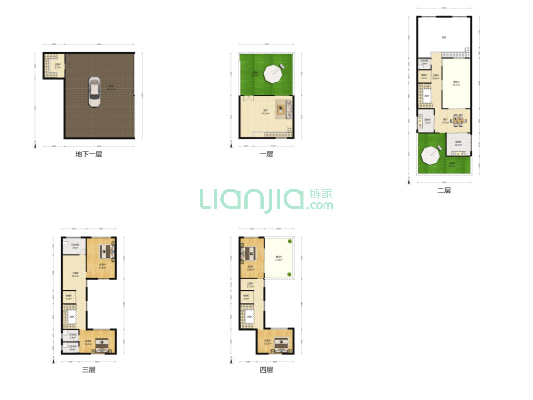 寰宇天下东升府 4室2厅4卫 224平方