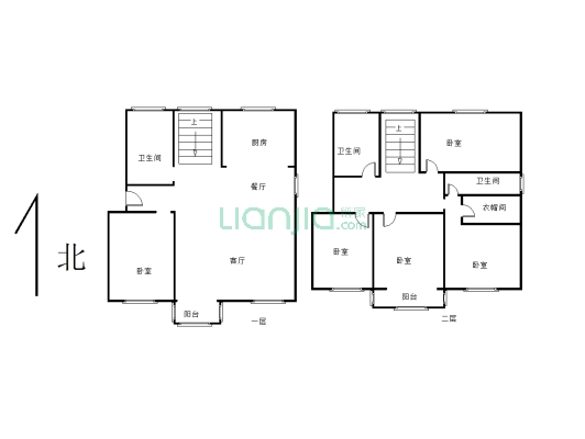 一楼带院子三四层251平有证可以过户-户型图