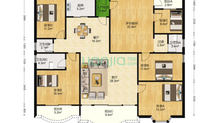 龙兴山庄二手房实景图