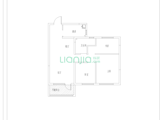 大社区 南北通透 好楼层 采光视野好 北京公交直达小区-户型图