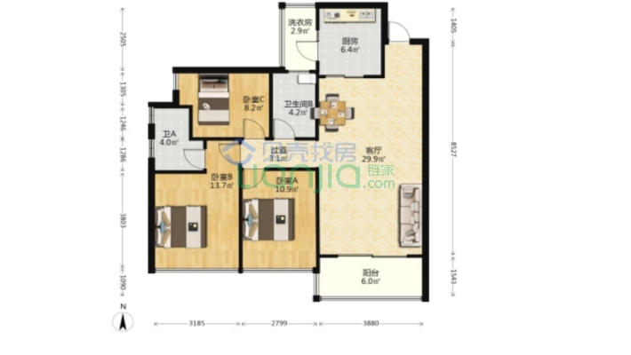 长岛八百里上城A区二手房实景图