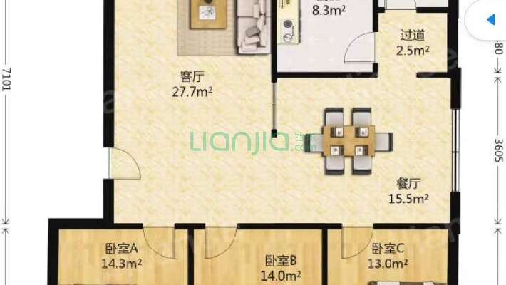 东关小区二手房实景图