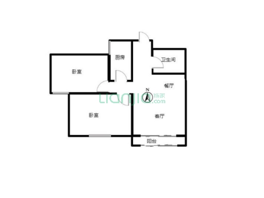 小区在高尔夫别墅里  安保齐全 环境优美-户型图