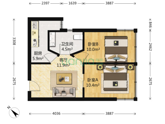 此房安静，高层东南向，满五年家庭唯一住房。