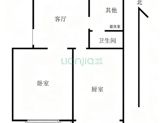 物探局小区  集中供暖  宝石花物业-户型图