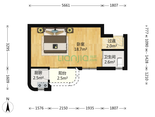 南油B区精装大单间，高层采光好，业主诚心出售。