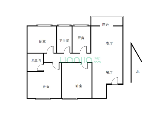 新地世纪城  可按揭 电梯房  学  校家门口-户型图