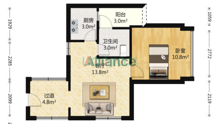荣超城市春天花园二手房实景图