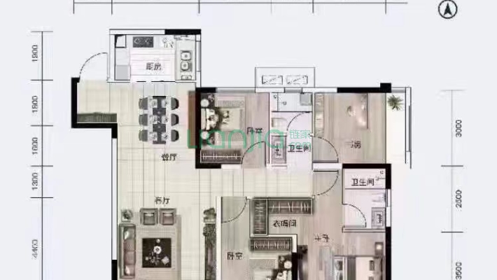 花园小区二手房实景图