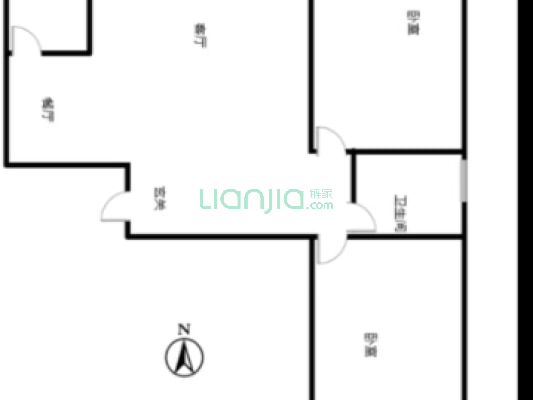 七十年大产权  精装修  拎包入住-户型图