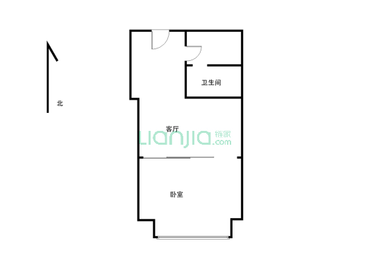 装修花了8万家具家电齐全，看房方便-户型图