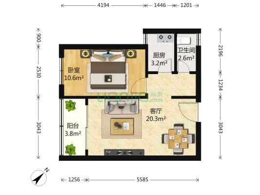 地铁口 红本在手 不用赎楼过户快 诚心出售