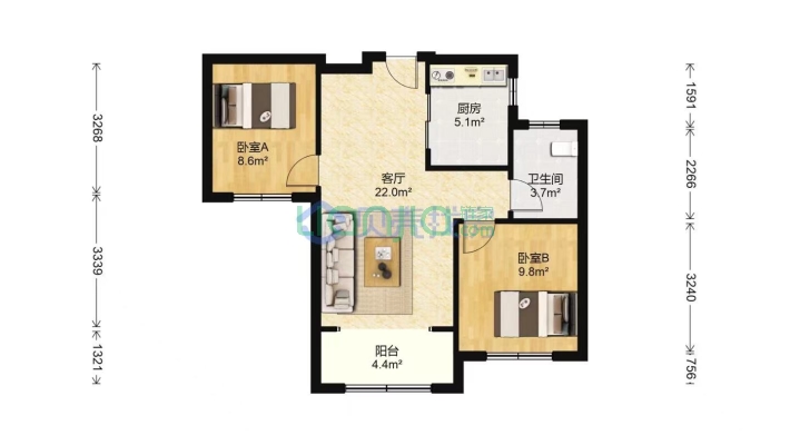 中海文昌湖二手房实景图