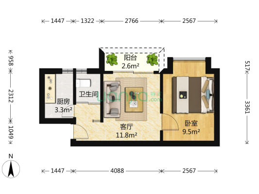 大社区  户型方正 景观好 地铁口物业