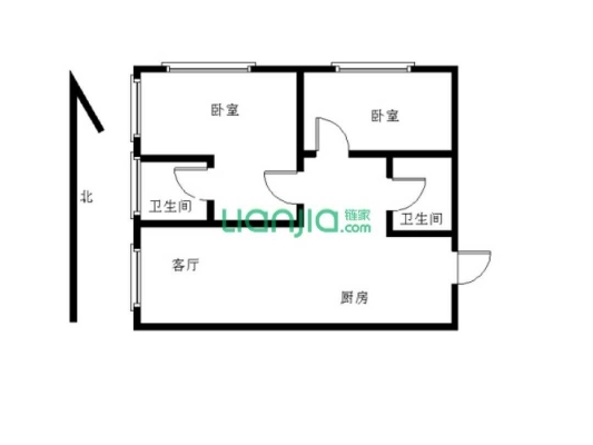 维多利亚公馆 2室2厅 西北