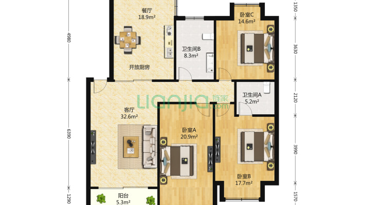 盈港苑二手房实景图