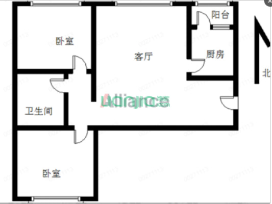 房本满二，业主着急出售，看房方便-户型图