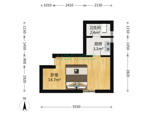 重庆南路30弄 1室0厅1卫 0平方