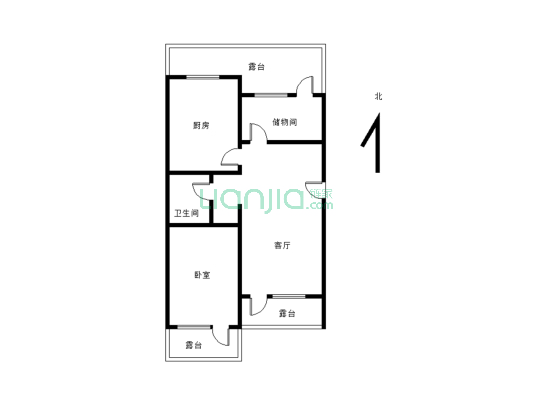 此房为4+5+6为一户   都哟普单独的房产证-户型图