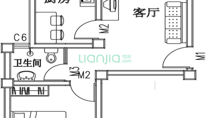 商业公司宿舍(民主路)二手房实景图