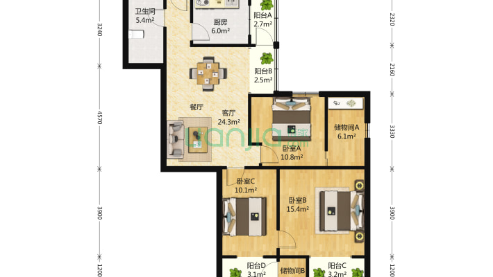 精文公寓二手房实景图