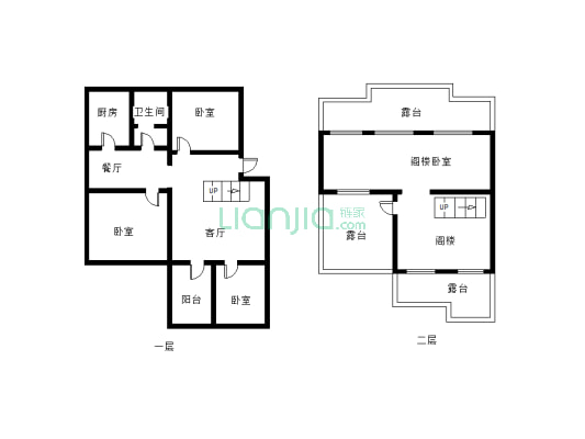 新安小区 4室2厅 南 北-户型图
